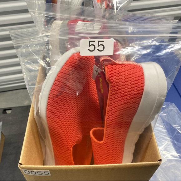 Skechers Go Walk Joy Slip On Casual Shoes Orange/White 15600 Women’s Size 13 - Picture 12 of 12